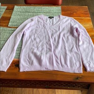 Violet color cashmere sweater